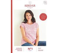 Sirdar No.1 Stonewashed Aran Knitting Pattern Booklet - 10109 Top