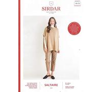 Sirdar Saltaire Aran Knitting Pattern Booklet - 10172 Sleeveless Tunic