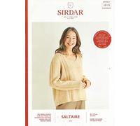 Sirdar Saltaire Aran Knitting Pattern Booklet - 10173 Sweater