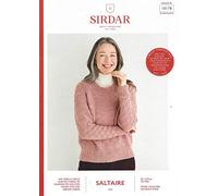 Sirdar Saltaire Aran Knitting Pattern Booklet - 10178 Sweater