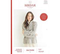 Sirdar Saltaire Aran Knitting Pattern Booklet - 10179 Hooded Sweater
