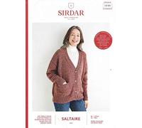 Sirdar Saltaire Aran Knitting Pattern Booklet - 10181 Cardigan