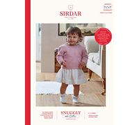 Sirdar Snuggly 100% Cotton DK Knitting Pattern Booklet - 5269 Girl's Star Jumper