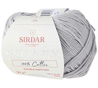 Sirdar Snuggly 100% Cotton, Light Grey (757), 50g