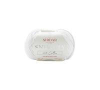 Sirdar Snuggly 100% Cotton, White (762), 50g
