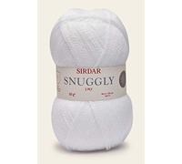 Sirdar Snuggly 2 Ply Knitting Wool/Yarn White 251 - per 50g ball