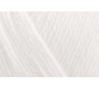 Sirdar Snuggly 4 Ply Crochet Yarn, Nylon Acrylic Blend Knitting Wool for Cardigans, Blankets, Throws - 50g Balls - White (251) - Pack of 5