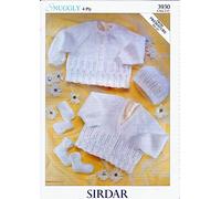 Sirdar Snuggly 4PLY Baby Knitting Pattern 3930