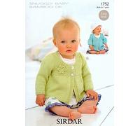 Sirdar Snuggly Baby Bamboo DK Baby Knitting Pattern 1752