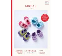 Sirdar Snuggly Baby Cashmere Merino DK Knitting Pattern - 5249 Shoes