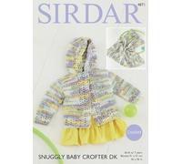 Sirdar Snuggly Baby Crofter DK - 4871 Jacket & Blanket Crochet Pattern