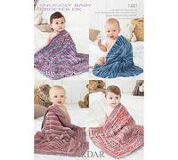 Sirdar Snuggly Baby Crofter DK Knitting Pattern 1481- Blankets.