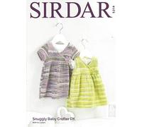 Sirdar Snuggly Baby Crofter DK Knitting Pattern - 5214 Dresses