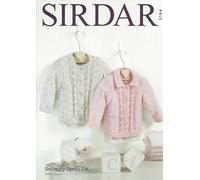 Sirdar Snuggly Baby DK Knitting Pattern Pamphlet - 5194 Cardigans (0-3yrs) 2 Designs