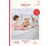 Sirdar Snuggly Bunny Fur Effect Knitting Pattern Booklet - 5306 Bunny & Teddy Onsies