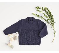 Sirdar Snuggly Cashmere Merino Silk DK Knitting Pattern Booklet - 5383 Sweater Blue