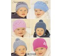 Sirdar Snuggly DK Baby Knitting Pattern 1711 by Sirdar