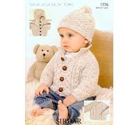 Sirdar Snuggly DK Baby Knitting Pattern 1776 by Sirdar