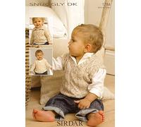 Sirdar Snuggly DK Baby Knitting Pattern 1784
