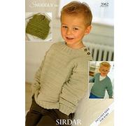 Sirdar Snuggly DK Baby Knitting Pattern 2062