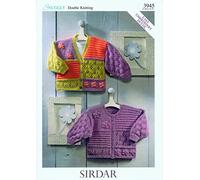 Sirdar Snuggly DK Baby Knitting Pattern 3945