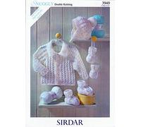 Sirdar Snuggly DK Baby Knitting Pattern 3949
