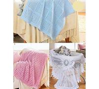 Sirdar Snuggly DK Baby Shawl Blanket Crochet Pattern 1299