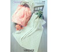 Sirdar Snuggly DK Baby Shawl Blanket Knitting Pattern 1600 by Sirdar