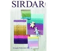 Sirdar Snuggly Pattercake DK Knitting Pattern - 5191 Blankets