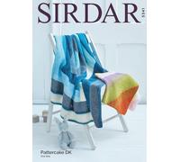 Sirdar Snuggly Pattercake DK Knitting Pattern - 5341 Blankets