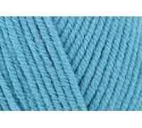 Sirdar Snuggly Replay DK Crochet Yarn, Acrylic Cotton Blend Double Knitting Wool for Cardigans, Dresses, Sweaters - 50g Balls - Sea Blue Splash (120) - Pack of 5