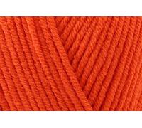 Sirdar Snuggly Replay DK Crochet Yarn, Acrylic Cotton Blend Double Knitting Wool for Dresses, Sweaters, Cardigans - 50g Ball - Carrot Crush (126) - Single (1 Ball)