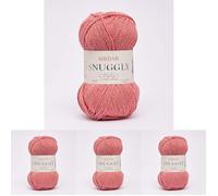 Sirdar Snuggly Replay DK Double Knitting, Rocket Red (114), 50g (Pack of 4)
