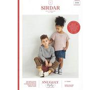 Sirdar Snuggly Replay DK Knitting Pattern Booklet - 2536 Top & Sweater