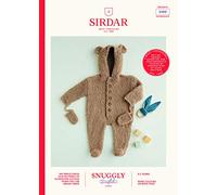 Sirdar Snuggly Snowflake Chunky Knitting Pattern Booklet - 5400 All in One Suit
