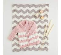 Sirdar Snuggly Snowflake Chunky Knitting Pattern Booklet - 5402 Coat & Blanket