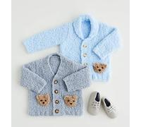 Sirdar Snuggly Snowflake Chunky Knitting Pattern Booklet - 5404 Teddy Cardigans