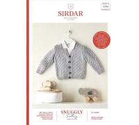 Sirdar Snuggly Soothing DK Knitting Pattern Booklet - 5346 Cardigan