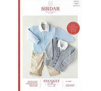 Sirdar Snuggly Soothing DK Knitting Pattern Booklet - 5347 Cardigan & Sweater