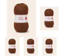 Sirdar Soft Down, Plush Brown 100g (Pack of 5)