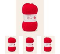 Sirdar Soft Down, Scarlet Blur 100g (Pack of 4)