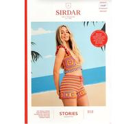 Sirdar Stories DK Crochet Pattern - 10687 Top & Shorts Set