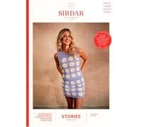 Sirdar Stories DK Crochet Pattern - 10739 Ladies Boulevard Blossoms CO-ORD Topand Skirt
