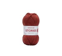 Sirdar Stories, DK Double Knitting, Hot (809), 50g, Red,F137-0809