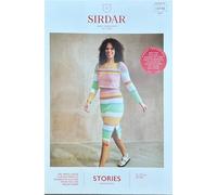 Sirdar Stories DK Knitting Pattern - 10746 Ladies Sweater & Skirt