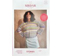 Sirdar Stories DK Knitting Pattern - 10747 Ladies Sweater