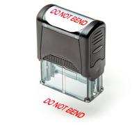 SIRDAS Self Inking Rubber Stamp, Refillable Red Ink Preinstalled - 1.4'' x 0.51'' X ( 35 x 8mm) (Do Not Bend)