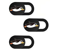 SIREG Webcam Cover Slide 0.027in Ultra Thin Web Camera Cover for MacBook Pro Laptops Smartphone Mac PC Tablets for Protecting Your Privacy Security (Car-Black & 3 Pack)