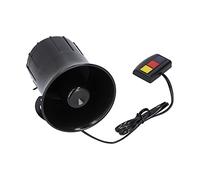 Siren Horn Alarm, Car Alarm System ABS Metal with Mounting Accessory Car Alarm for Car Motorcycle Mopeds