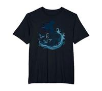 Siren of The Sea: Enchanting Mermaid Melody T-Shirt, Men's Big and Tall, Black, 3X Tall